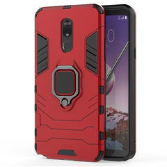 PC + TPU Shockproof Protective Case for LG Q Stylo 5, with Magnetic Ring Holder, For LG Q Stylo 5