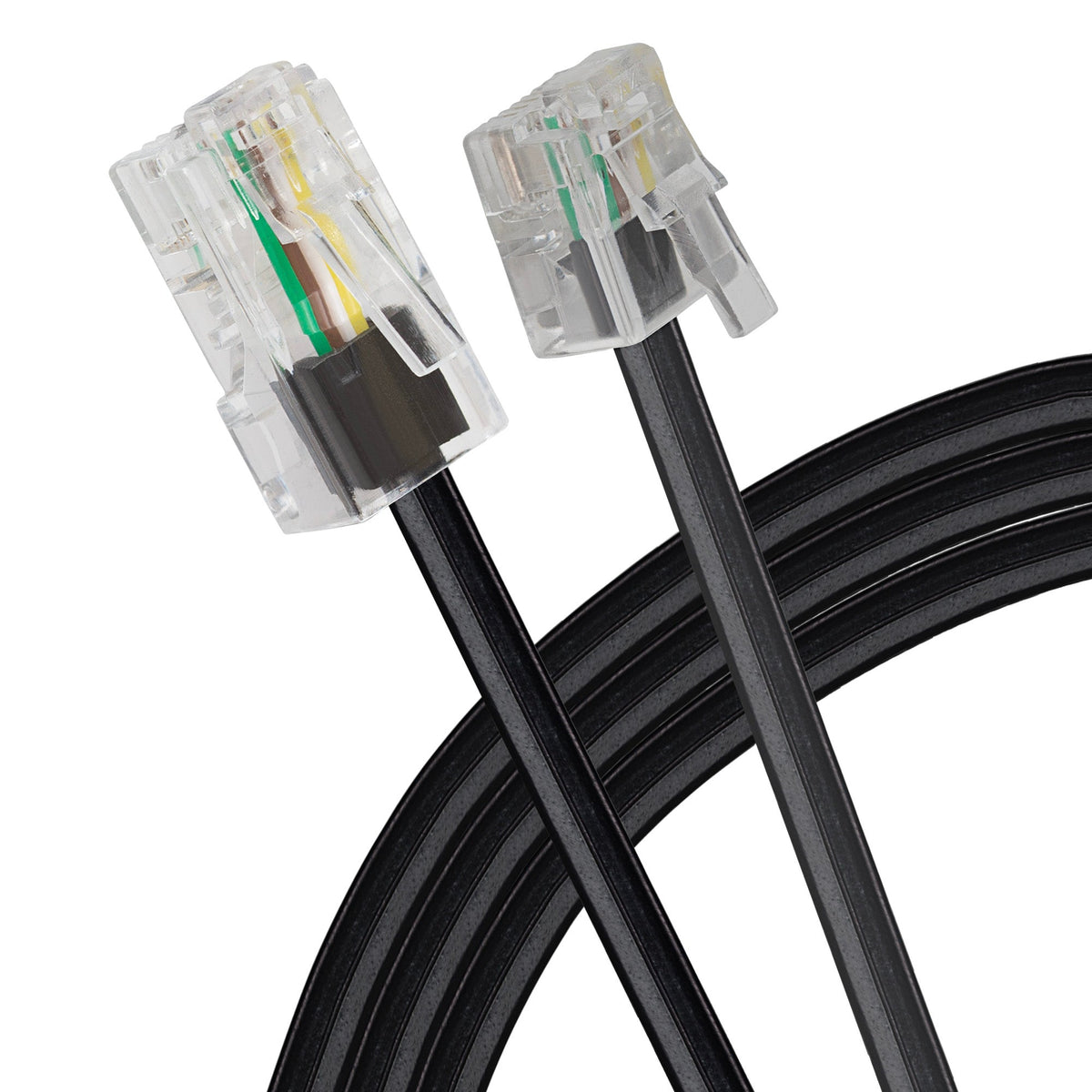 Maplin RJ11 to RJ45 ADSL Telephone Cable - Black, 3m
