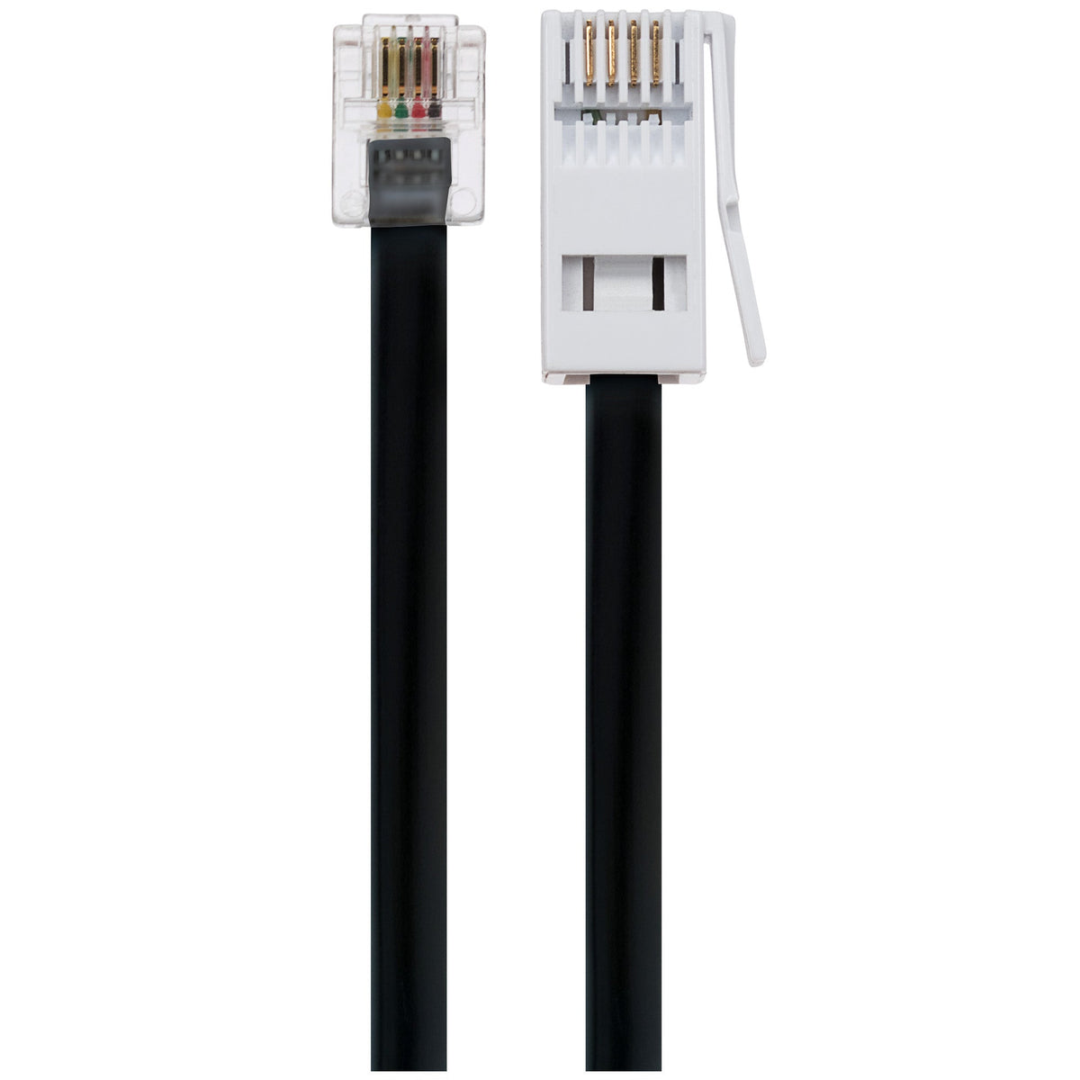 Maplin RJ11 Connector to BT Plug (BT- 431A) Telephone Modem Lead - Black, 3m