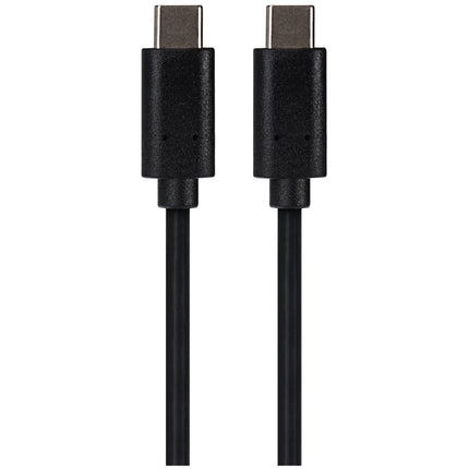 Maplin USB-C to USB-C 3.2 Gen2 100W 10Gbps Super Speed Cable - Black, 1m