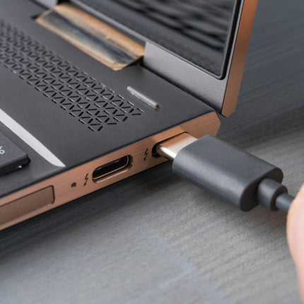 Maplin USB-C to USB-C 3.2 Gen2 100W 10Gbps Super Speed Cable - Black, 1m