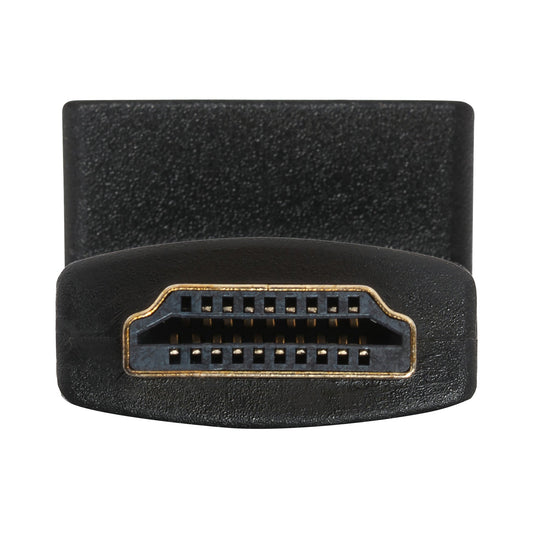 Maplin 90 Degree Fixed Angle HDMI Male to HDMI Female Adapter - Black