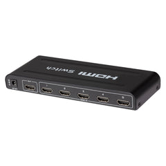 Maplin HDMI Switch 5 Ports In 1 Port Out 4K Ultra HD @30Hz with Remote Control