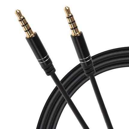 Maplin 3.5mm Aux Stereo 4 Pole Jack Plug to 3.5mm 4 Pole Jack Plug Cable - Black, 3m