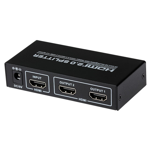 Maplin HDMI Splitter 1 Port In 2 Ports Out 4K Ultra HD @60Hz 18Gbps