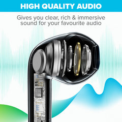 Maplin Wired 3.5mm Earbuds with Hands Free Calling & Volume Button - White