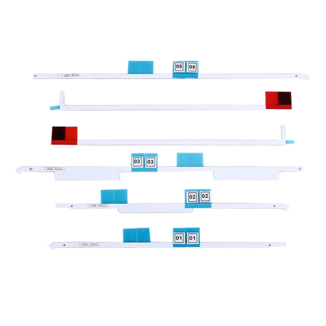 6 in 1 for iMac 21.5 inch A1418 (2012 - 2015) LCD Adhesive Stickers, A1418
