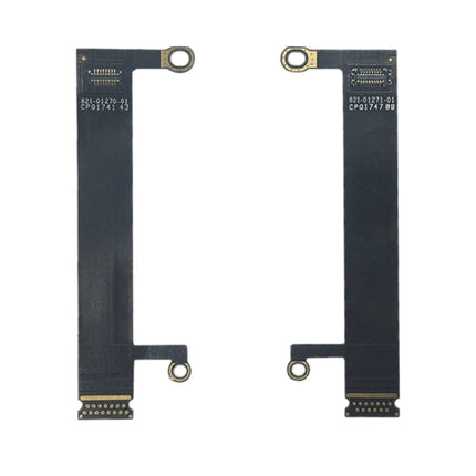 1 Pair LCD Flex Cable for Macbook Pro 15 inch A1707 821-01270-01 821-01271-01 2016 2017, For Macbook Pro 15 A1707