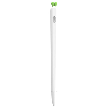 LOVE MEI For Apple Pencil 2 Carrot Shape Stylus Pen Silicone Protective Case Cover, For Apple Pencil 2