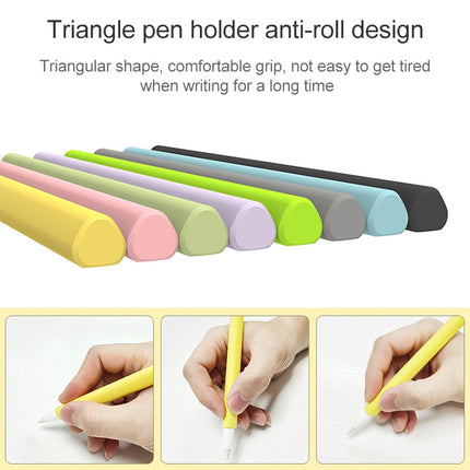 LOVE MEI For Apple Pencil 1 Triangle Shape Stylus Pen Silicone Protective Case Cover, For Apple Pencil 1