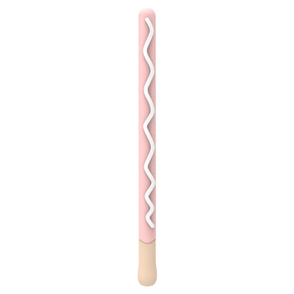 LOVE MEI For Apple Pencil 2 Stripe Design Stylus Pen Silicone Protective Case Cover, For Apple Pencil 2