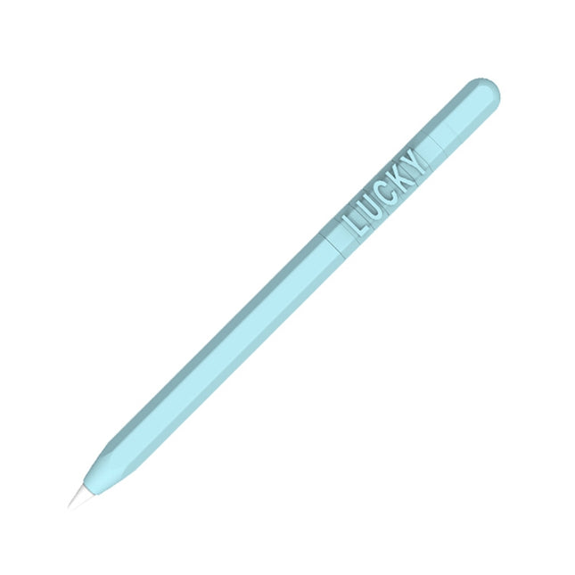 LOVE MEI For Apple Pencil 2 Number Letter Design Stylus Pen Silicone Protective Case Cover, For Apple Pencil 2