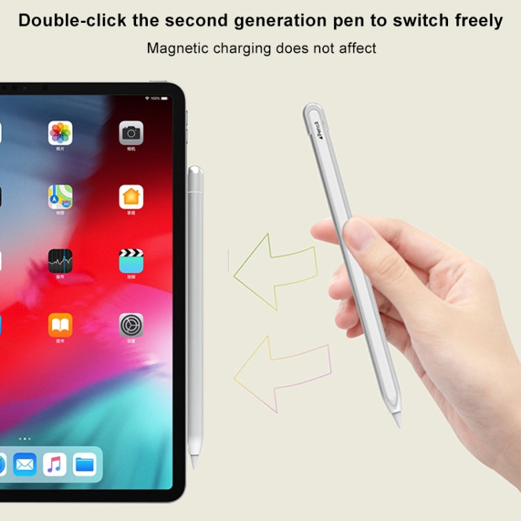 Metal Matte Non-slip Stylus Pen Protective Case for Apple Pencil 2, For Apple Pencil 2