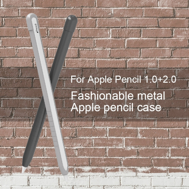 Metal Matte Non-slip Stylus Pen Protective Case for Apple Pencil 2, For Apple Pencil 2