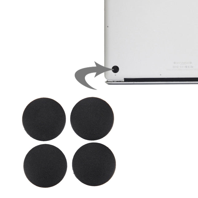 4 PCS for Macbook Pro 13.3 inch & 15.4 inch & 17 inch (2009-2011) A1278 & A1286 & A1297 / MC700 / MB990 / MC374 / MB991 / MC721 / MB985 / MB986 Bottom Case Rubber Mats, Pro 13.3 & 15.4 &17 inch (2009-2011)