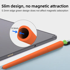 Cute Carrot Liquid Silicone Protective Cover for Samsung Galaxy Tab S6 Lite, For Samsung Galaxy Tab S6 Lite