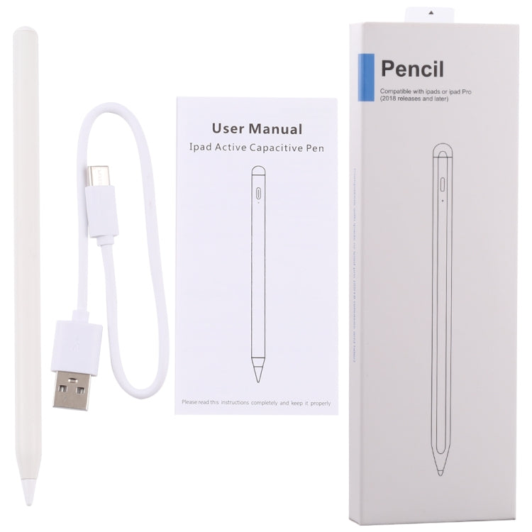 Magnetic Palm Rejection Active Capacitive Stylus for iPad / iPad Pro (2018 and above), For iPad / iPad Pro (2018 and above)