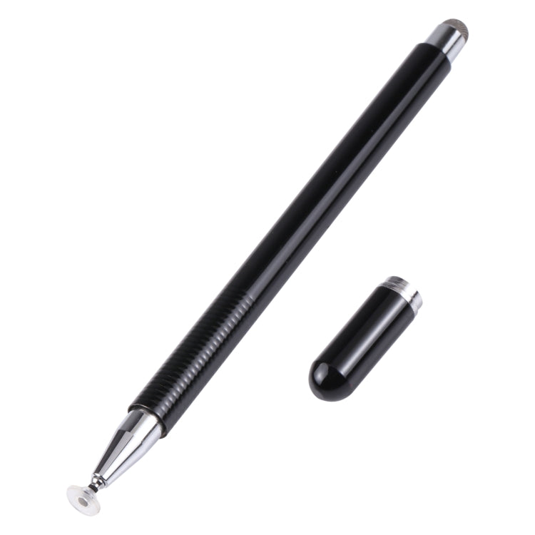 361 2 in 1 Universal Silicone Disc Nib Stylus Pen with Mobile Phone Writing Pen & Magnetic Cap, 361 Black, 361 Silver, 361 White