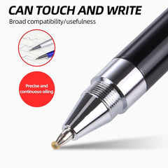 Pt360 2 in 1 Universal Silicone Disc Nib Stylus Pen with Common Writing Pen Function, Pt360 Black, Pt360 Pink, Pt360 Blue, Pt360 Silver, Pt360 White