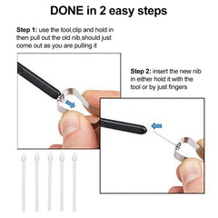 6 in 1 Universal Stylus Pen Replacement Pencil Tips For Samsung Galaxy Tab S8 / S7 / S6 / Galaxy Note20 / Note10 / S23 Ultra / S22 Ultra, For Samsung Galaxy Tab S8 / S7 / S6 / Galaxy Note20 / Note10 / S23 Ultra / S22 Ultra