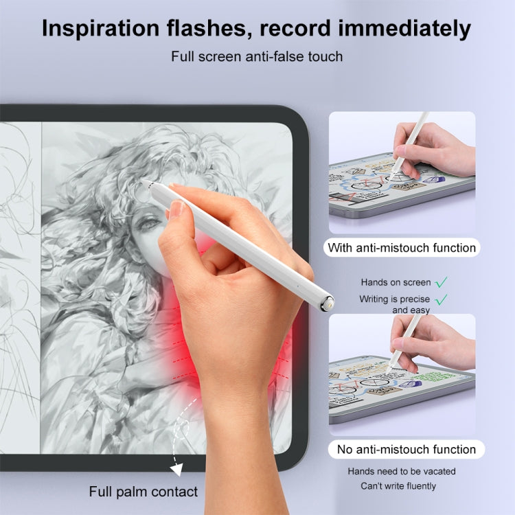 Mutural P-950B Tilt Pressure Sensor Capacitive Stylus Pen with Palm Rejection for iPad 2018 or Later, 950B