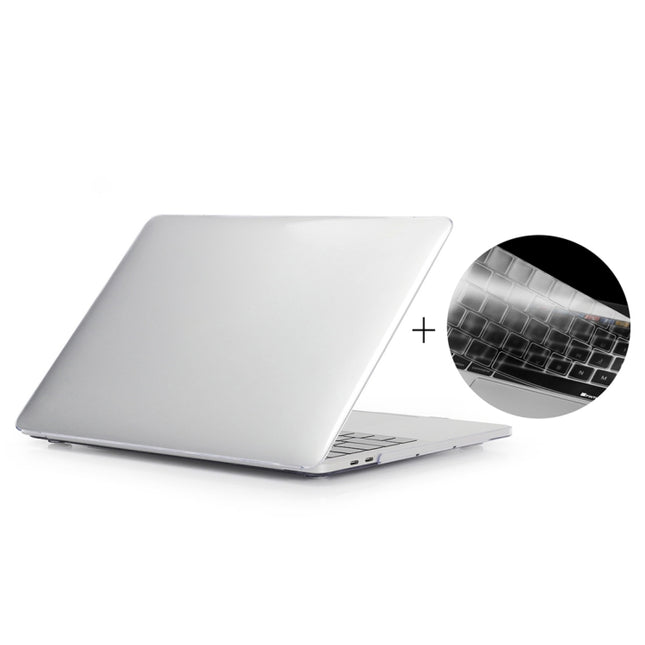 ENKAY Hat-Prince 2 in 1 Crystal Hard Shell Plastic Protective Case + US Version Ultra-thin TPU Keyboard Protector Cover for 2016 New MacBook Pro 15.4 inch with Touchbar (A1707), 15.4 inch with Touch Bar US Version