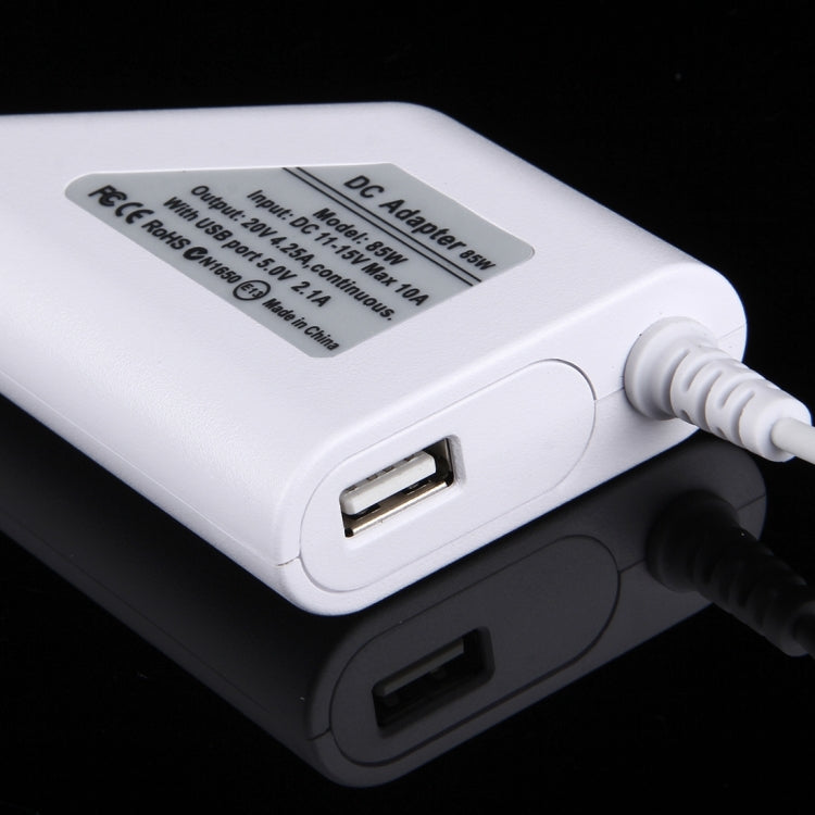 85W 20V 4.25A 5 Pin T Style MagSafe 2 Car Charger with 1 USB Port for Apple Macbook A1398 / A1424 / MC975 / MC976 / ME664 / ME665, Length: 1.7m, 85W 20V 4.25A