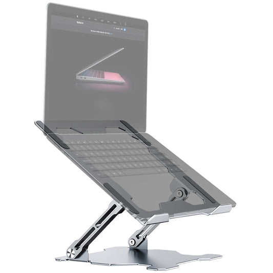 R-JUST HZ09 Mechanical Lifting Adjustable Laptop Holder, HZ09 Silver, HZ09 Grey