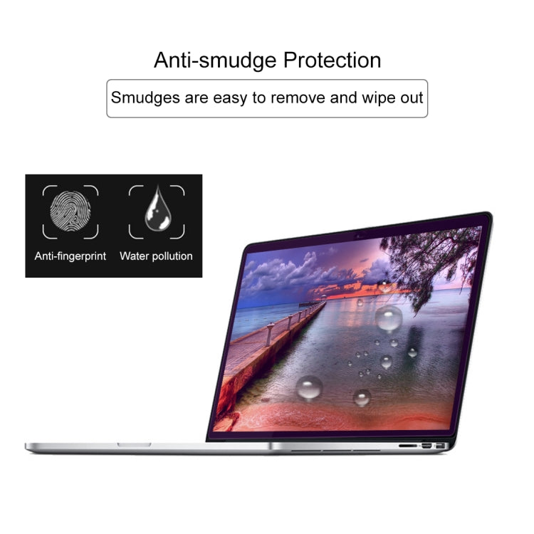 9H Surface Hardness Anti Blue-ray Explosion-proof Tempered Glass Film for Macbook Pro 13.3 inch with Touch Bar (A1706), For Macbook Pro 13.3 inch with Touch Bar (A1706)