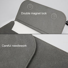 2 in 1 Horizontal Matte Leather Laptop Inner Bag + Power Bag for MacBook Air 13.3 inch A1466 (2012 - 2017) / A1369 (2010 - 2012), MacBook Air 13.3 inch A1466 (2012 - 2017) / A1369 (2010 - 2012)