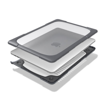 For Macbook Pro 13.3 inch (A1708) & with Touchbar (A1706) Laptop TPU + PC Folding Shockproof Protective Case with Holder, For Macbook Pro 13.3 inch with Touch Bar