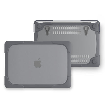 For Macbook Pro 13.3 inch (A1708) & with Touchbar (A1706) Laptop TPU + PC Folding Shockproof Protective Case with Holder, For Macbook Pro 13.3 inch with Touch Bar