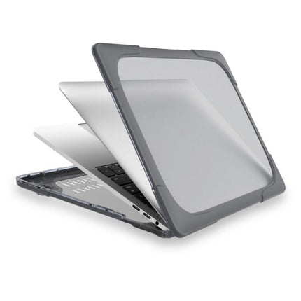 For Macbook Pro 13.3 inch (A1708) & with Touchbar (A1706) Laptop TPU + PC Folding Shockproof Protective Case with Holder, For Macbook Pro 13.3 inch with Touch Bar