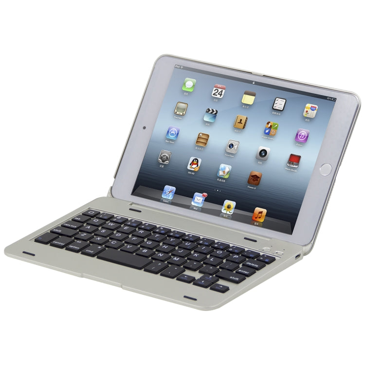 F1+ For iPad mini 5 / 4 Laptop Version Plastic Bluetooth Keyboard Tablet Case