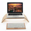 SamDi Artistic Wood Grain Desktop Holder Stand Cradle for Apple Macbook, ASUS, Lenovo, MBC6006A, MBC6006B