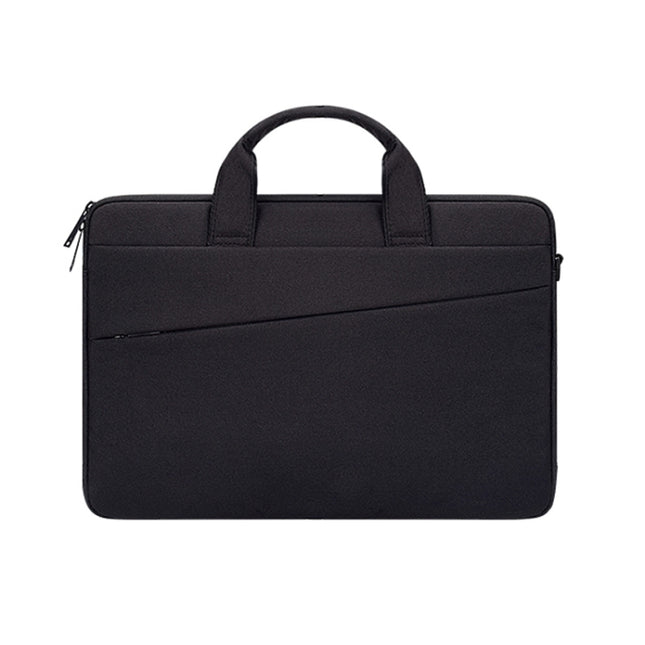 ST03S 15.4 inch Double Side Pockets Wearable Oxford Cloth Soft Handle Portable Laptop Tablet Bag, 15.4 inch Black, 15.4 inch Pink, 15.4 inch Grey, 15.4 inch Deep Space Gray, 15.4 inch Navy Blue