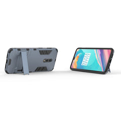 Shockproof PC + TPU  Case for OnePlus 6T, with Holder, For OnePlus 6T