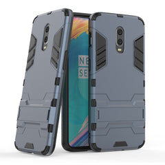 Shockproof PC + TPU  Case for OnePlus 6T, with Holder, For OnePlus 6T