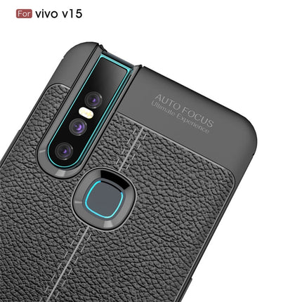Litchi Texture TPU Shockproof Case for Vivo V15