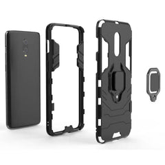 PC + TPU Shockproof Protective Case with Magnetic Ring Holder for OnePlus 7, For OnePlus 7