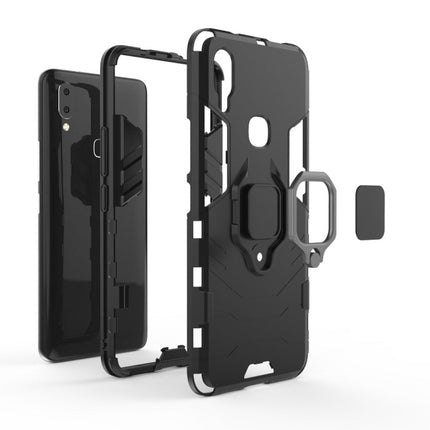 PC + TPU Shockproof Protective Case for Vivo NEX A, with Magnetic Ring Holder