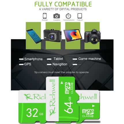 Richwell 32GB High Speed Class 10 Micro SD(TF) Memory Card