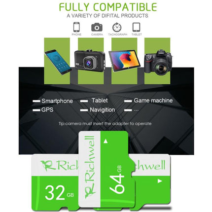 Richwell 32GB High Speed Class 10 Micro SD(TF) Memory Card, 32GB