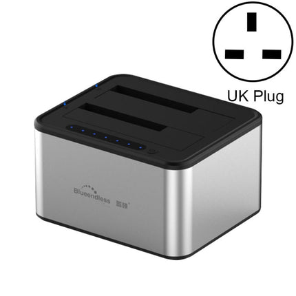 Blueendless 2.5 / 3.5 inch SATA USB 3.0 2 Bay Offline Copy Hard Drive Dock