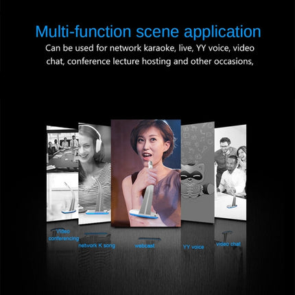 Compatible with PC / Mac for Live Broadcast, Show, KTV, etc, K3 3.5mm Port