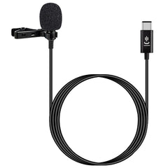 YICHUANG YC-LM10 USB-C / Type-C Intelligent Noise Reduction Condenser Lavalier Microphone, Cable Length: 1.5m, YC-LM10