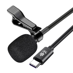 YICHUANG YC-LM10 USB-C / Type-C Intelligent Noise Reduction Condenser Lavalier Microphone, Cable Length: 1.5m, YC-LM10