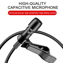 YICHUANG YC-LM10 USB-C / Type-C Intelligent Noise Reduction Condenser Lavalier Microphone, Cable Length: 1.5m, YC-LM10