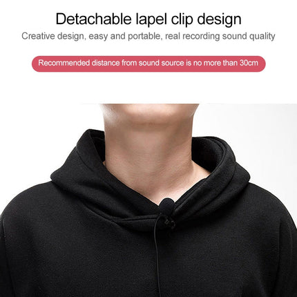 YICHUANG YC-VM40 8 Pin Port Dual Modes Lavalier Recording Microphone, Cable Length: 6m, YC-VM40