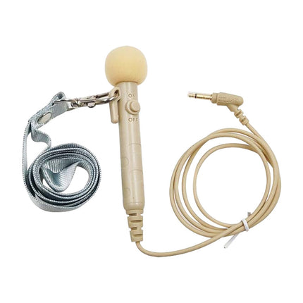 MK-7 3.5mm Elbow Head Handheld Loudspeaker Neck-mounted Microphone with Lanyard, Length: 1m